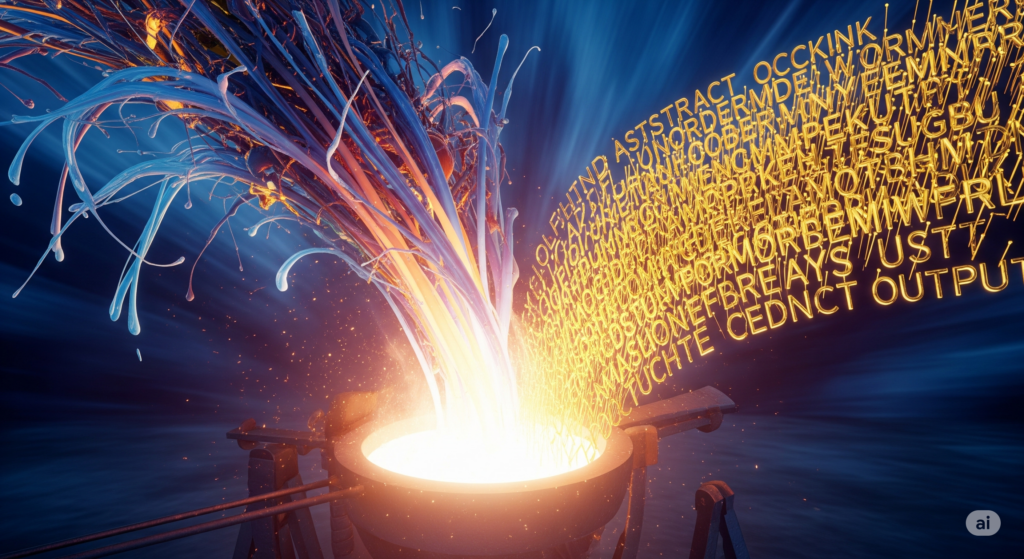 ai forging ideas into words